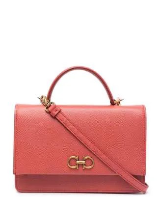 Salvatore Ferragamo мини-сумка с декором Gancini
