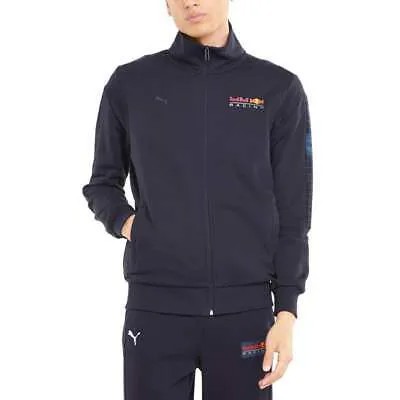 Куртка Puma Rbr T7 FullZip Мужская синяя повседневная спортивная верхняя одежда 763197-01