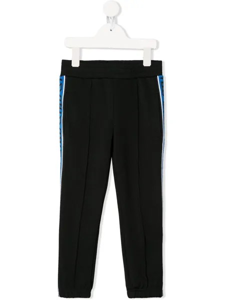 Stella McCartney Kids спортивные брюки с логотипами на лампасах