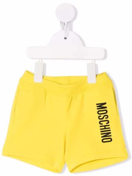 Moschino Kids спортивные шорты с логотипом