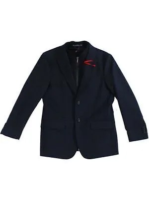 TOMMY HILFIGER Мужской однобортный пиджак темно-синего цвета Gabe, спортивное пальто стандартного кроя 42S