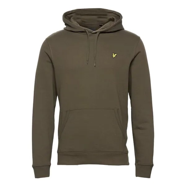 Толстовки пуловер с капюшоном зеленый Lyle & Scott, зеленый