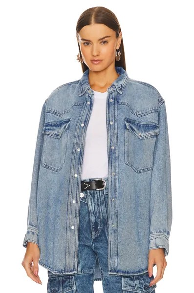 Рубашка Isabel Marant Etoile Taniami, цвет Light Blue