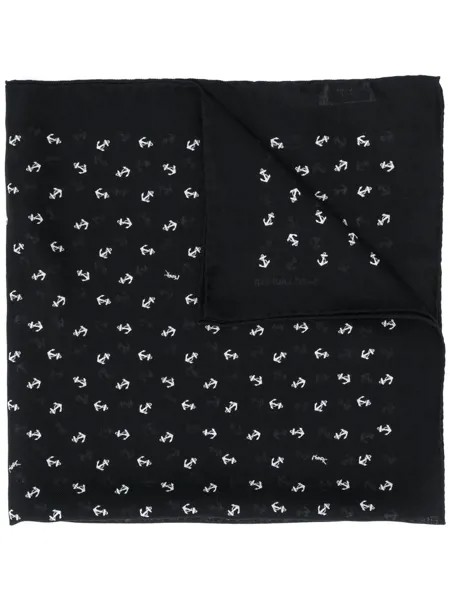 Saint Laurent платок с принтом