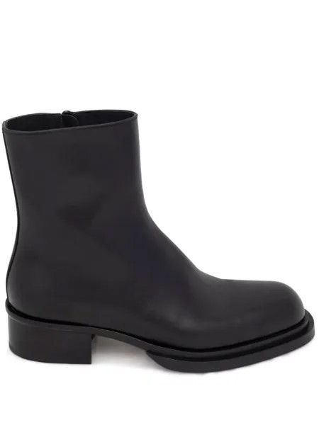 Alexander McQueen ботинки Cuban Stack, черный