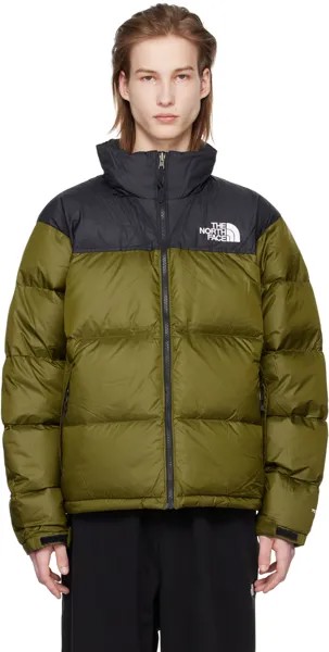 Хаки Пуховик Nuptse 1996 в стиле ретро The North Face