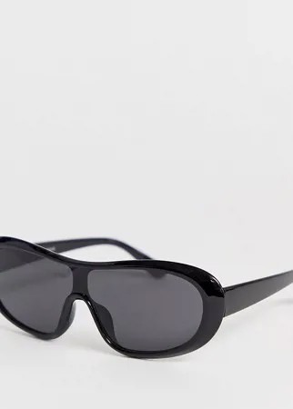 Эксклюзивные черные солнцезащитные очки Glamorous-Черный