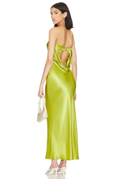 Платье Bec + Bridge Moondance Strapless, цвет Chartreuse Green