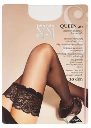 Чулки Sisi Queen 20 den, размер 2-S, moka (коричневый)