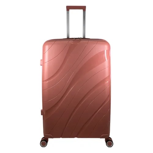Чемодан Impreza, 120 л, размер XL, розовый