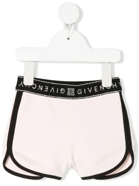 Givenchy Kids шорты с вышитым логотипом