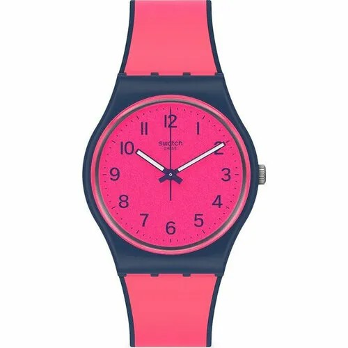 Наручные часы swatch, розовый