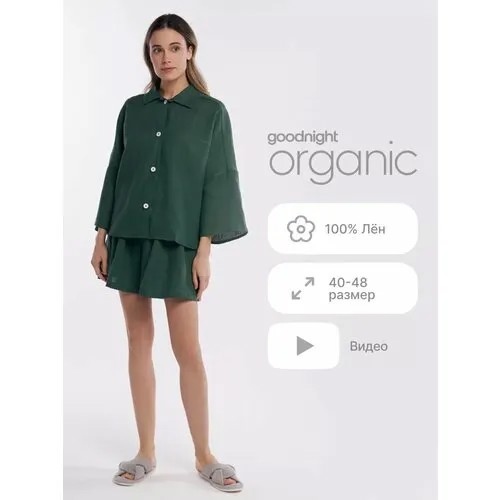 Пижама  GoodNight, размер 40-44, зеленый