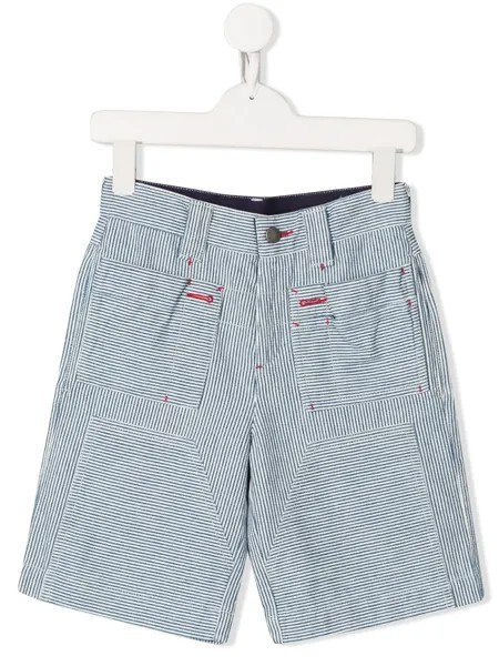 Stella McCartney Kids шорты в тонкую полоску