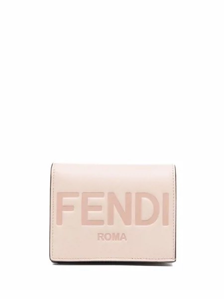 Fendi кошелек с тисненым логотипом