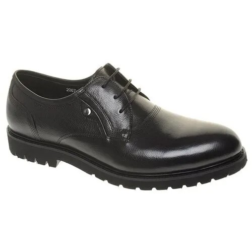 Туфли Loiter мужские демисезонные, размер 43, цвет черный, артикул 2087-11-111