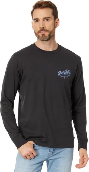 Футболка Billabong Lounge Long Sleeve Graphic Tee, цвет Washed Black