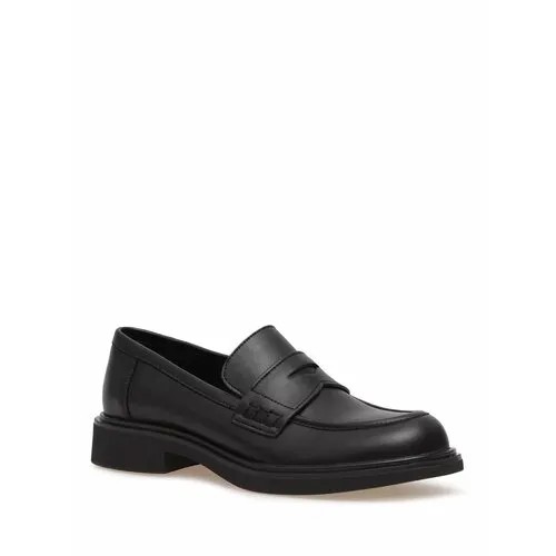 Лоферы El Tempo VIC5-363_1812C-T_BLACK, размер 37, черный матовый