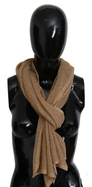 Мужской шарф GF FERRE, коричневый воротник, зимняя шаль, платок, 35 см x 220 см, рекомендуемая розничная цена 300 долларов США