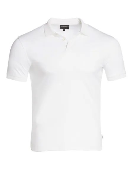 Рубашка поло Emporio Armani, белый