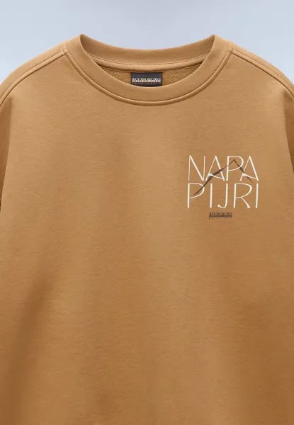 Спортивный свитер RHIN Napapijri, цвет Brown Tobaco