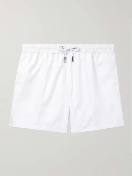Облегающие плавательные шорты средней длины THOM SWEENEY, белый