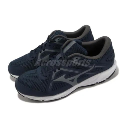 Mizuno Maximizer 25 2E Широкая темно-серая белая мужская спортивная обувь для бега K1GA2300-08