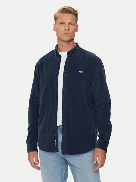 Рубашка стандартного кроя Tommy Jeans, синий
