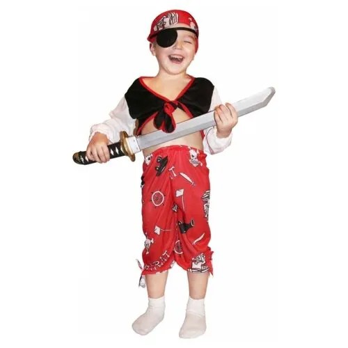Карнавальный костюм пирата, возраст 3-4 года