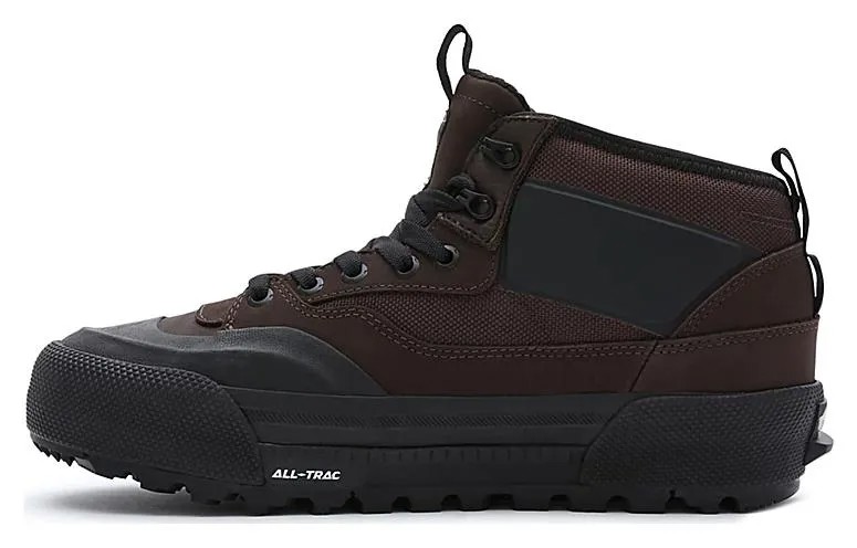 Кроссовки Vans Mte Skateboarding Shoes Unisex High-top Black/Brown, черный/коричневый