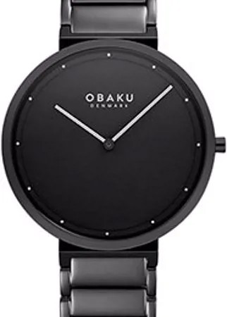 Fashion наручные  мужские часы Obaku V258GXBBSB. Коллекция Links