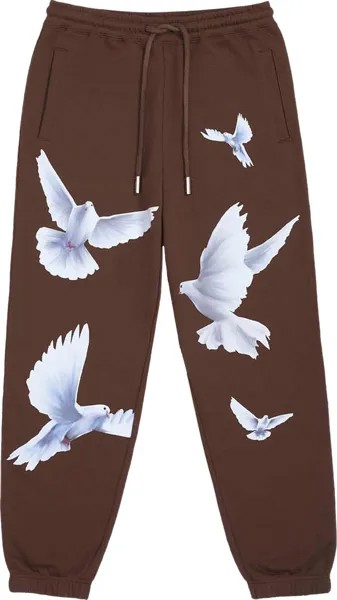 Брюки 3.PARADIS Freedom Birds Lounge Pants 'Brown', коричневый