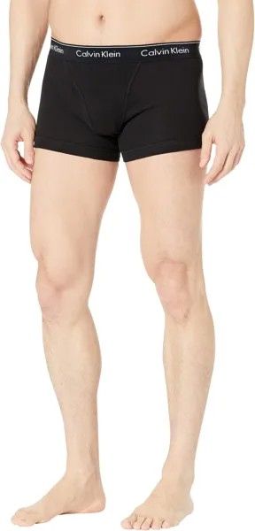 Трусы Cotton Classics Multipack Trunks Calvin Klein Underwear, цвет Summer Taupe/Fiesta/Black