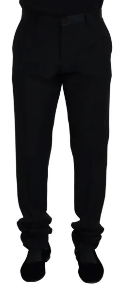 Брюки DOLCE - GABBANA Черные шерстяные брюки-чиносы деловые брюки IT54/W40/XL Рекомендуемая розничная цена 980 долларов США
