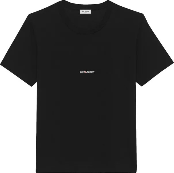 Футболка Saint Laurent Rive Gauche T-Shirt 'Black', черный