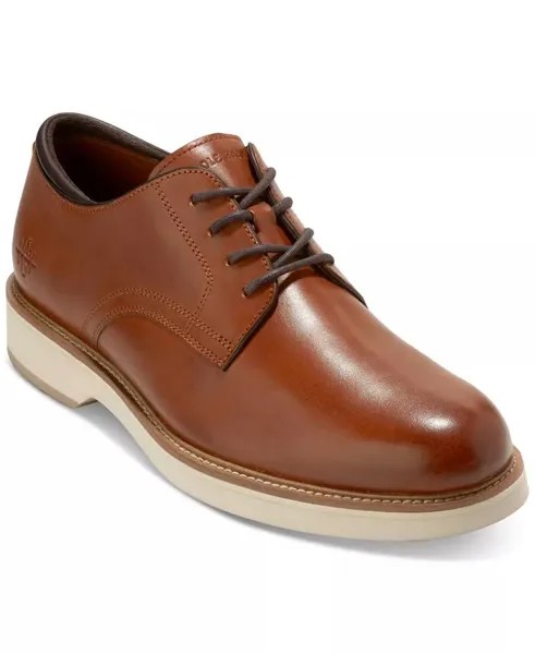 Мужские классические оксфорды American Classics Montrose с простым носком Cole Haan, коричневый
