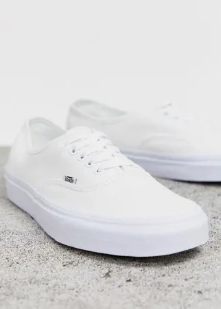 Белые кроссовки Vans Authentic-Белый