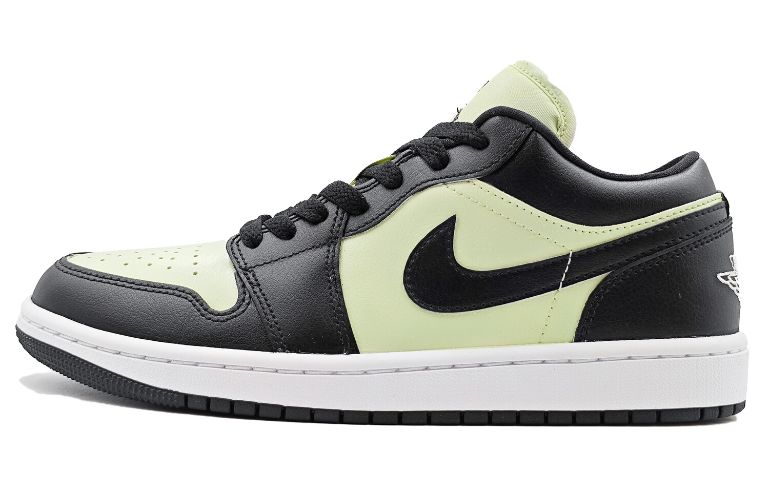 Кроссовки Air Jordan 1 Vintage Basketball Shoes Women's Low-top Green, светло-зеленый
