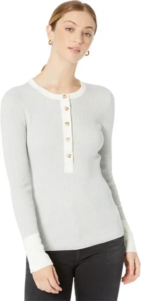 Свитер Mikki Henley Faherty, цвет Neutral Color-Block