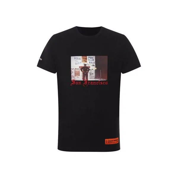 Хлопковая футболка Heron Preston