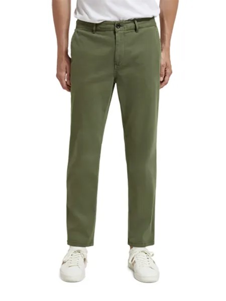 Брюки чинос Scotch & Soda, зеленый