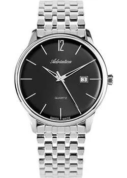 Швейцарские наручные  мужские часы Adriatica 8254.5154Q. Коллекция Gents