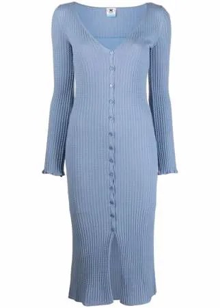 M Missoni трикотажное платье на пуговицах