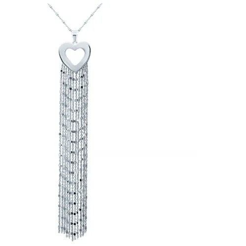 Серебряная цепочка CYZS212N_TSP_WG JV, длина 62 см.