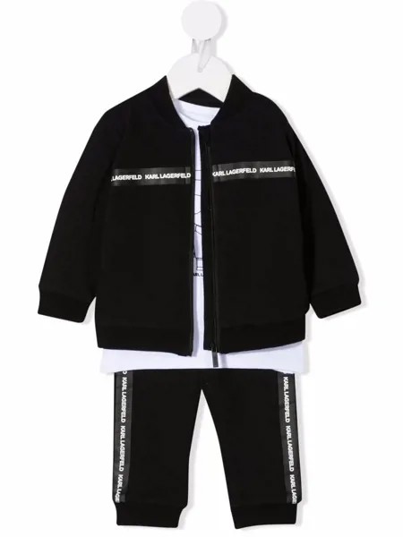 Karl Lagerfeld Kids спортивный костюм с логотипом