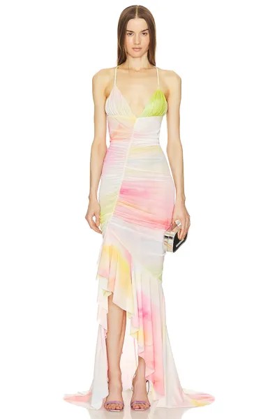 Платье Michael Costello x REVOLVE Venice Gown, цвет Watercolor Print