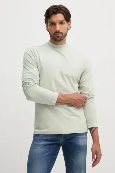 Лонгслив Calvin Klein, зеленый