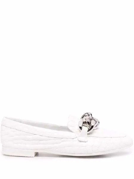 Casadei лоферы с цепочкой