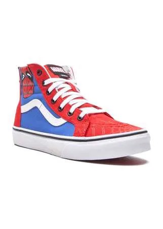 Vans Kids кеды Sk8-Hi Zip 'Spiderman'