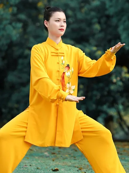Новинка 2023, костюм Tai Chi, Женский Улучшенный высококлассный костюм для боевых искусств тайчи цюань, костюм для тренировок на весну и осень
